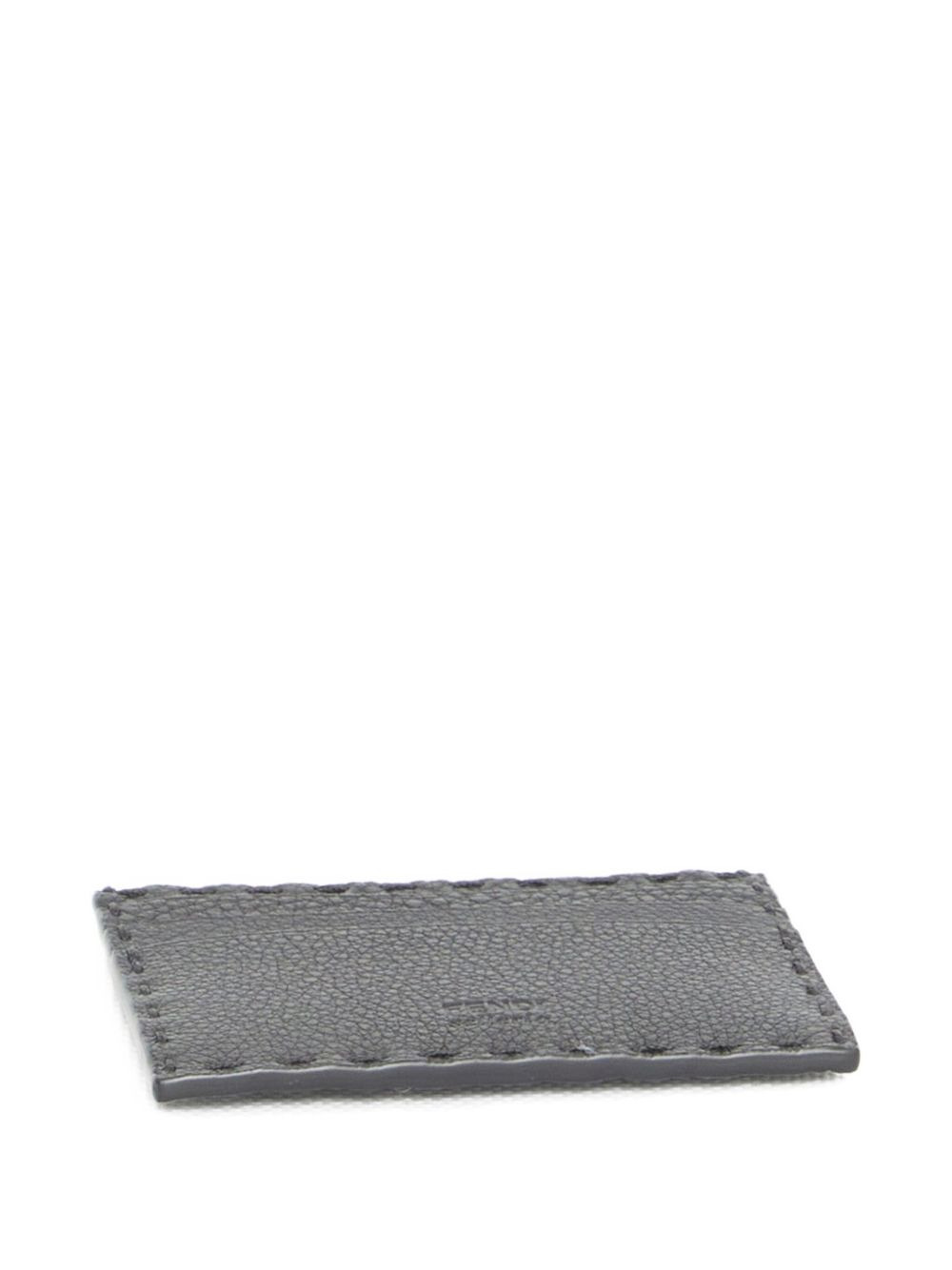 leather saddle-stitching cardholder - 3