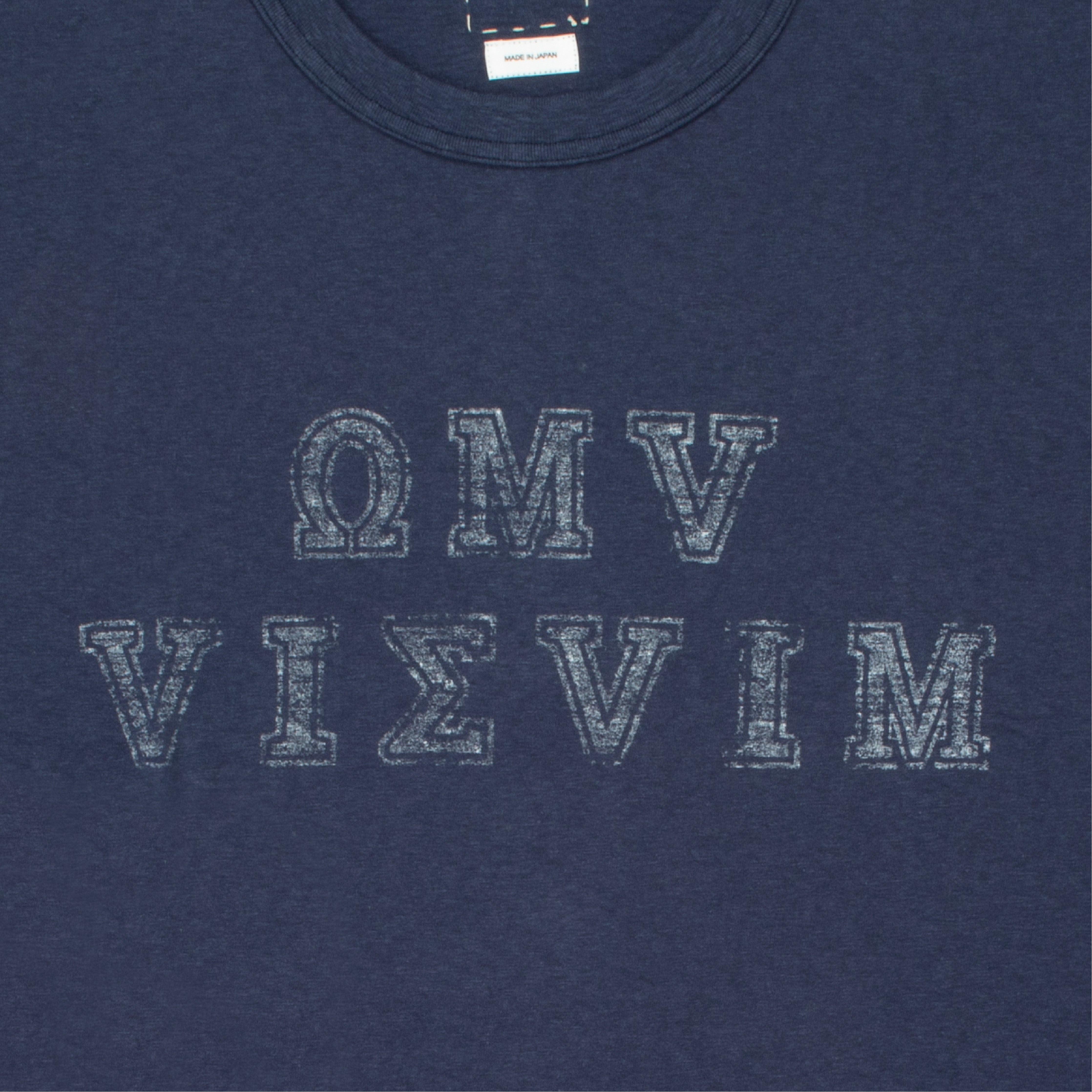 VISVIM JUMBO ALUMNI T-SHIRT BLUE - 2