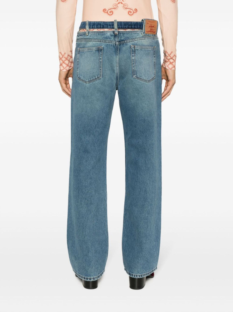 Evergreen mid-rise wide-leg jeans 5
