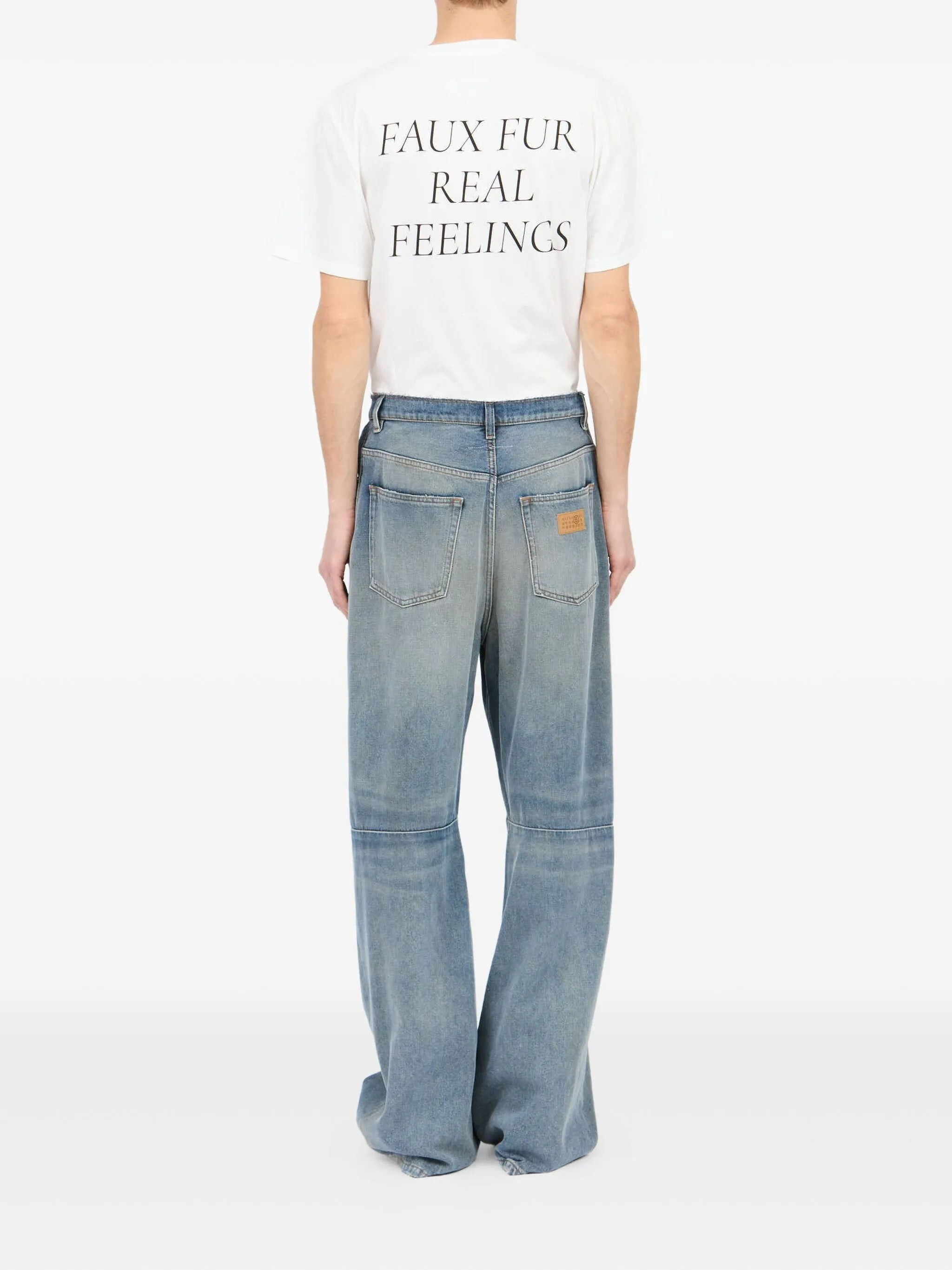 Mm6 Maison Margiela Frayed Jeans - 4