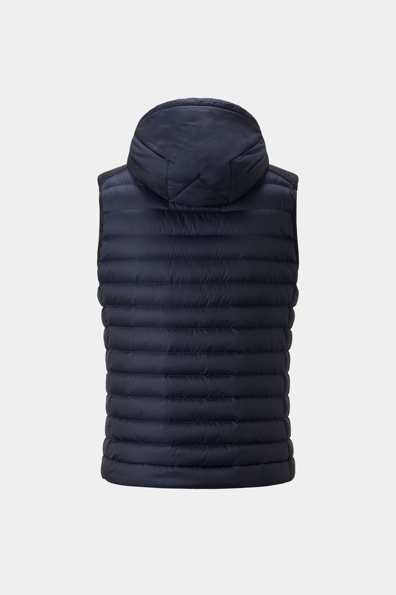 Lonne lightweight down vest in Navy blue 8