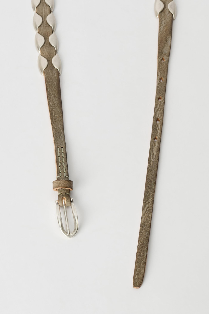 Our Legacy Billow Belt Overcast Blue Leather outlook