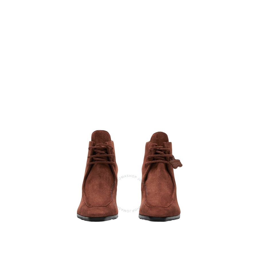 Burberry Suede Storm Lace-Up Ankle Boots - 2
