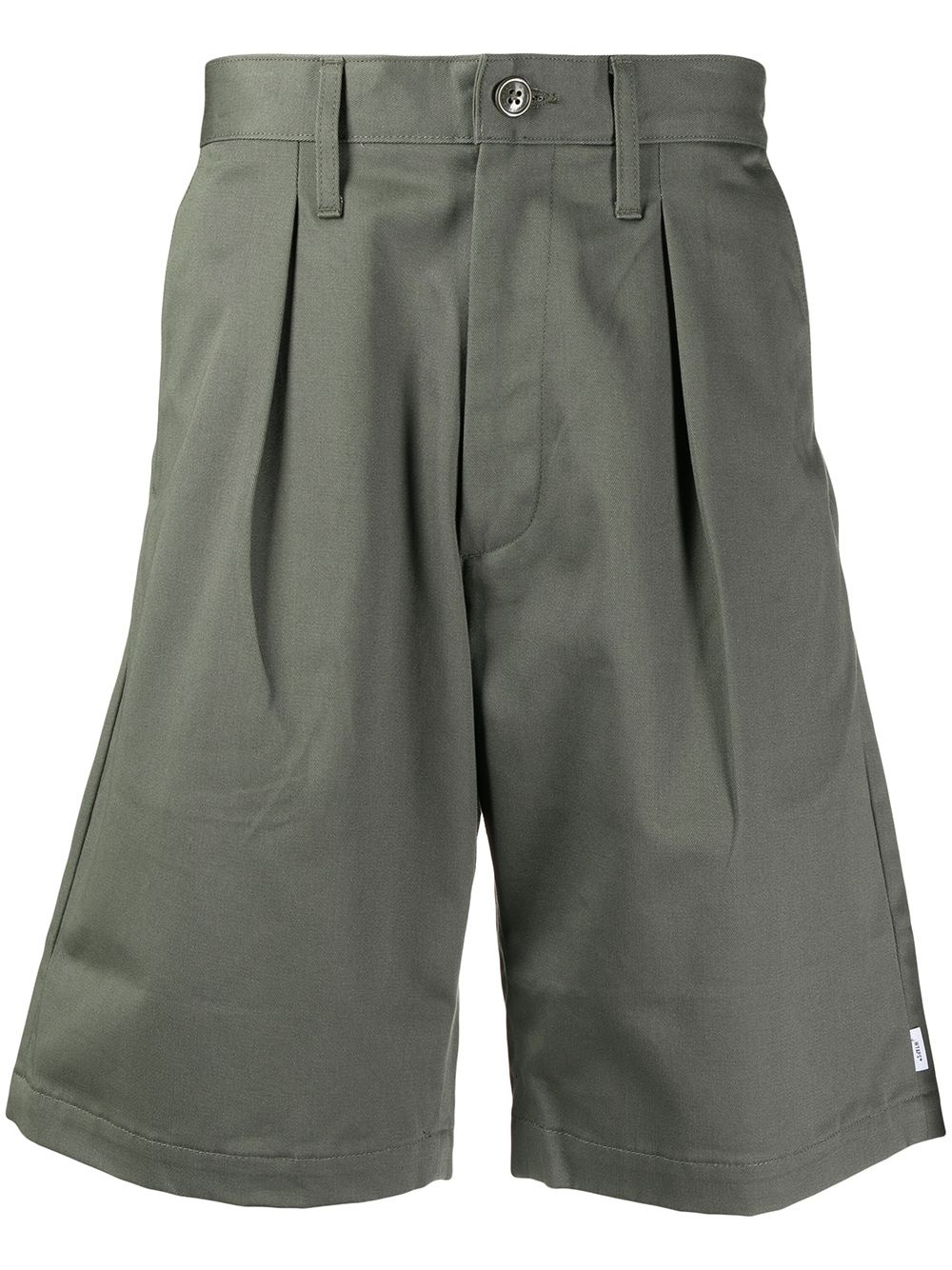 pleat-detail chino shorts - 1