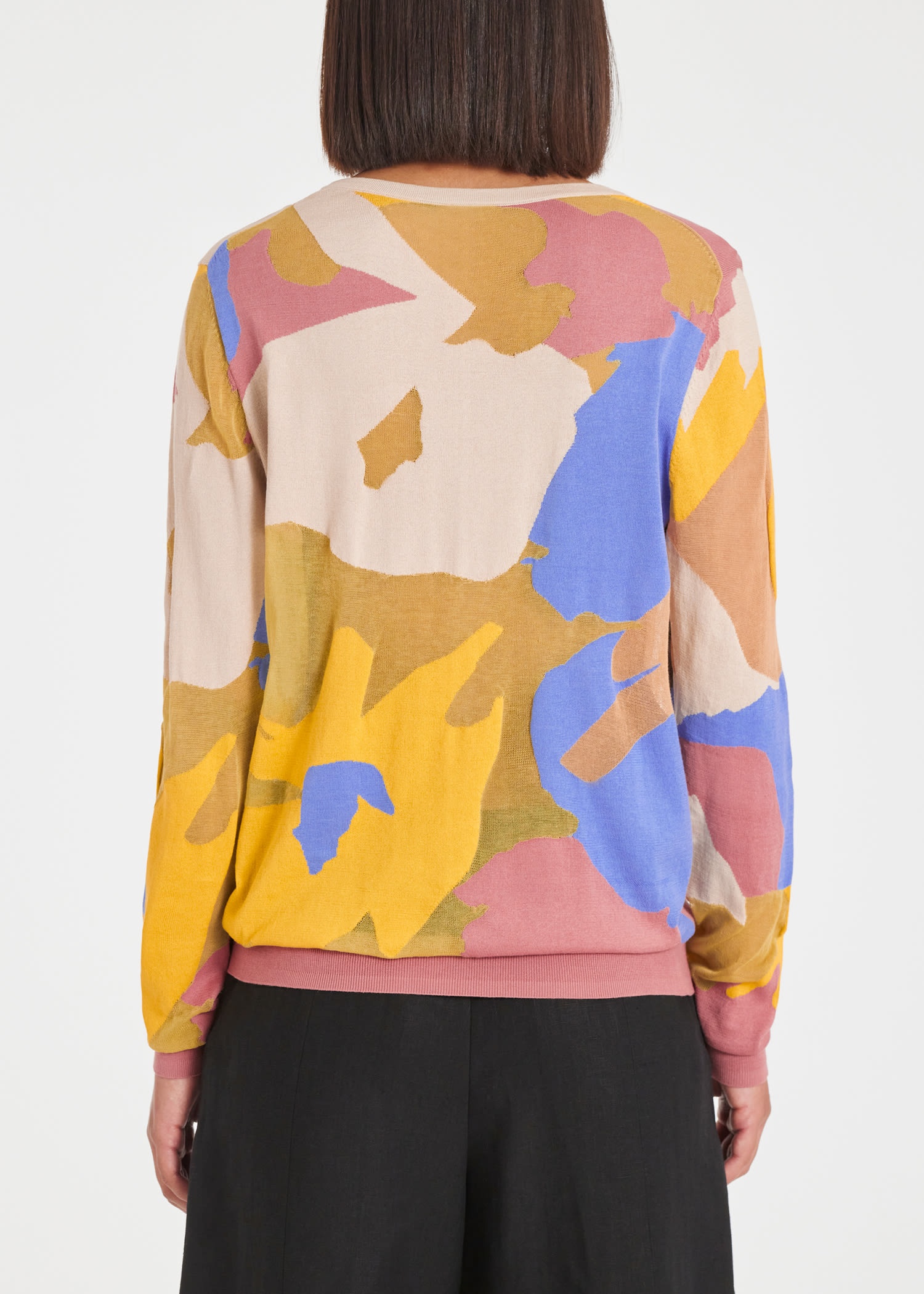 'Floral Collage' Intarsia Sweater - 4