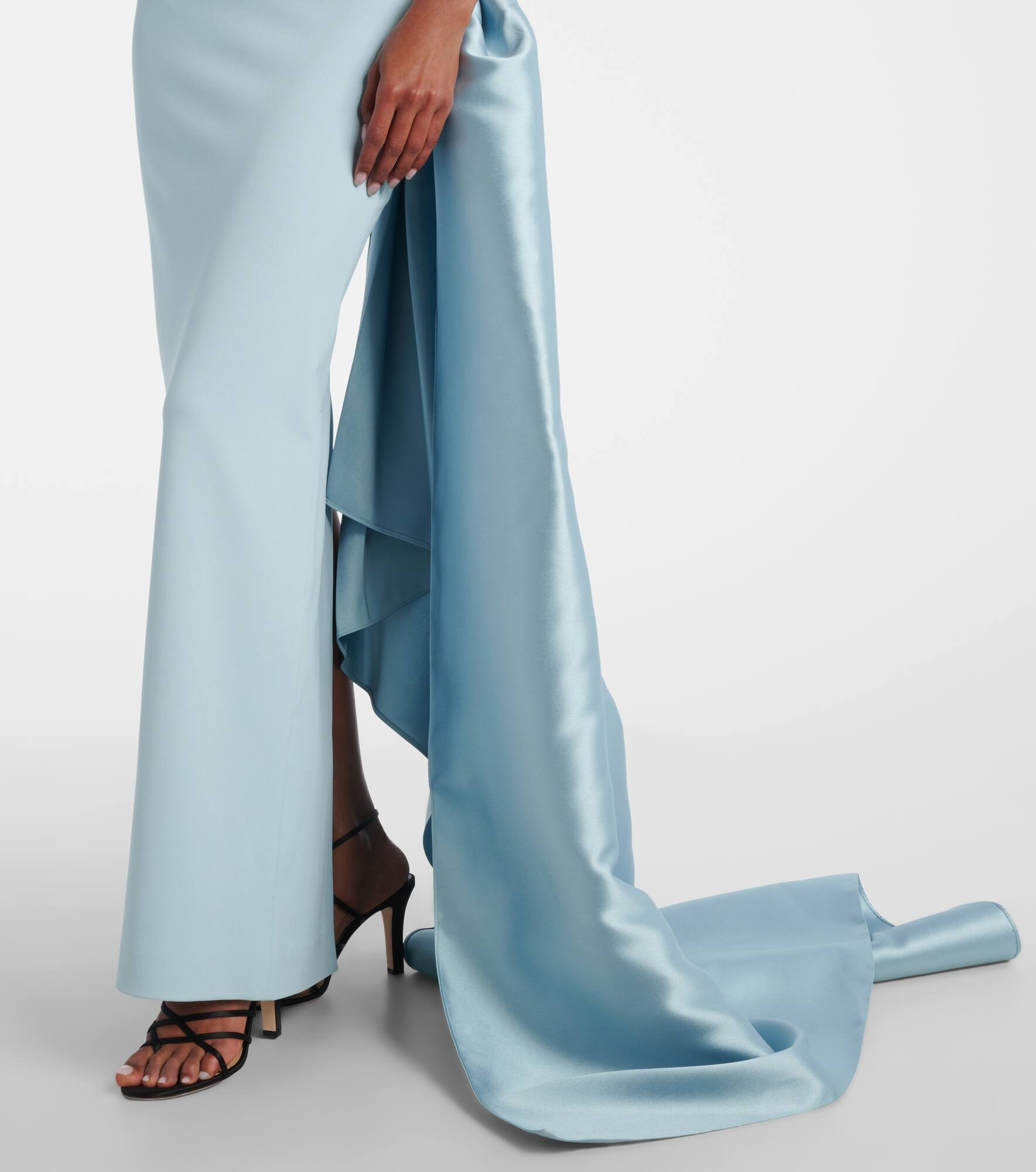 Kinsley draped strapless gown - 5