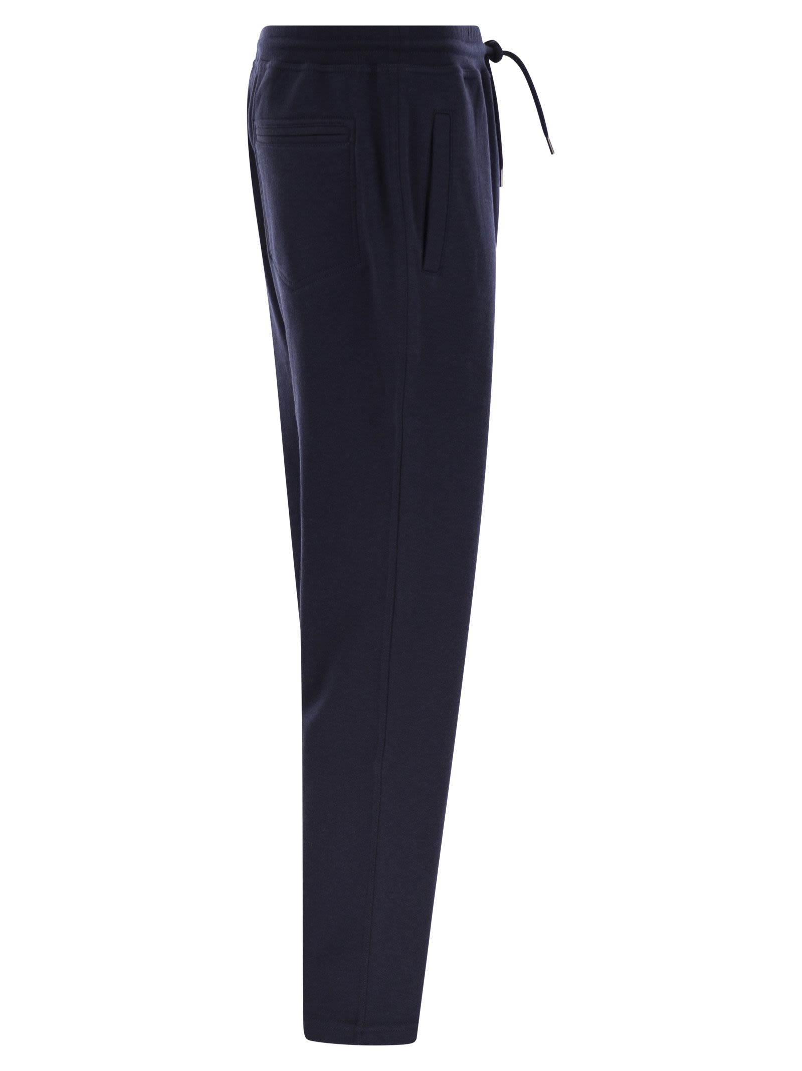 Brunello Cucinelli Men Sporty Trousers In Cashmere Blend - 3