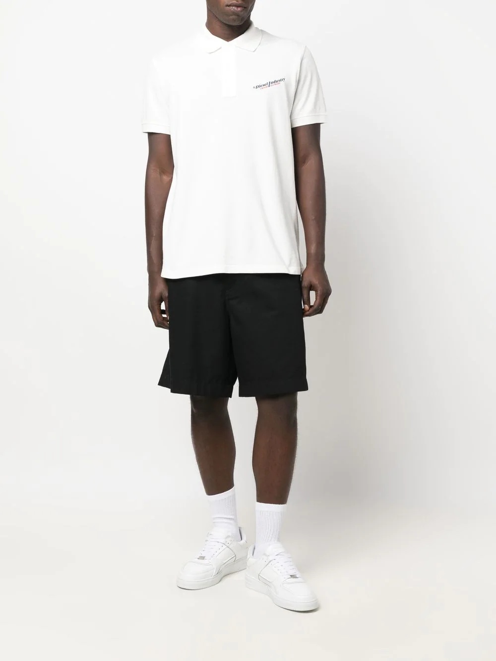 logo-print short-sleeved polo shirt - 2