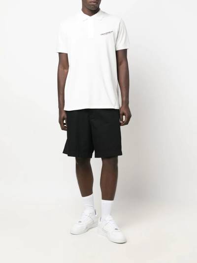 Diesel logo-print short-sleeved polo shirt outlook