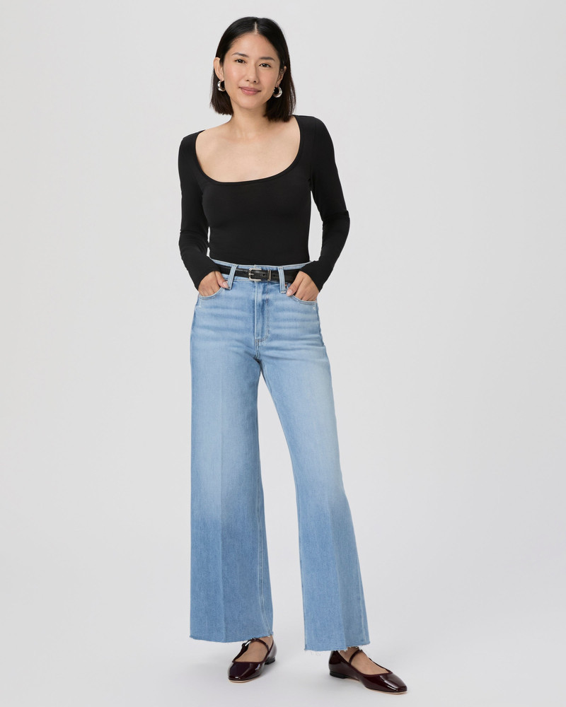 PAIGE Anessa Petite 29" Wide Leg Jean outlook