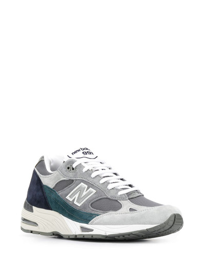 New Balance panelled logo patch sneakers outlook