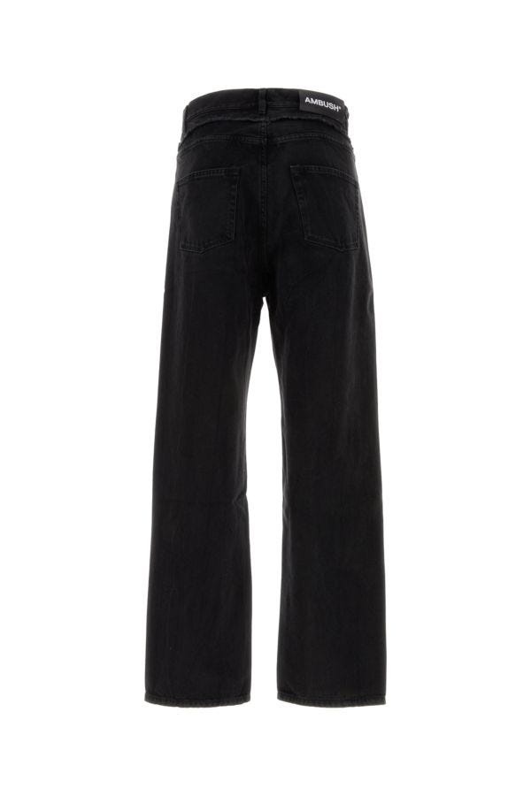 Black denim jeans - 2