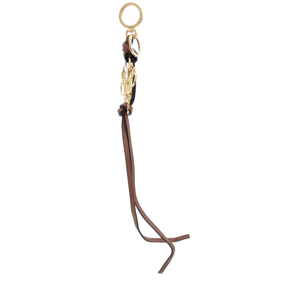 Loewe Gold / Tan Anagram Charm In Calfskin - 2
