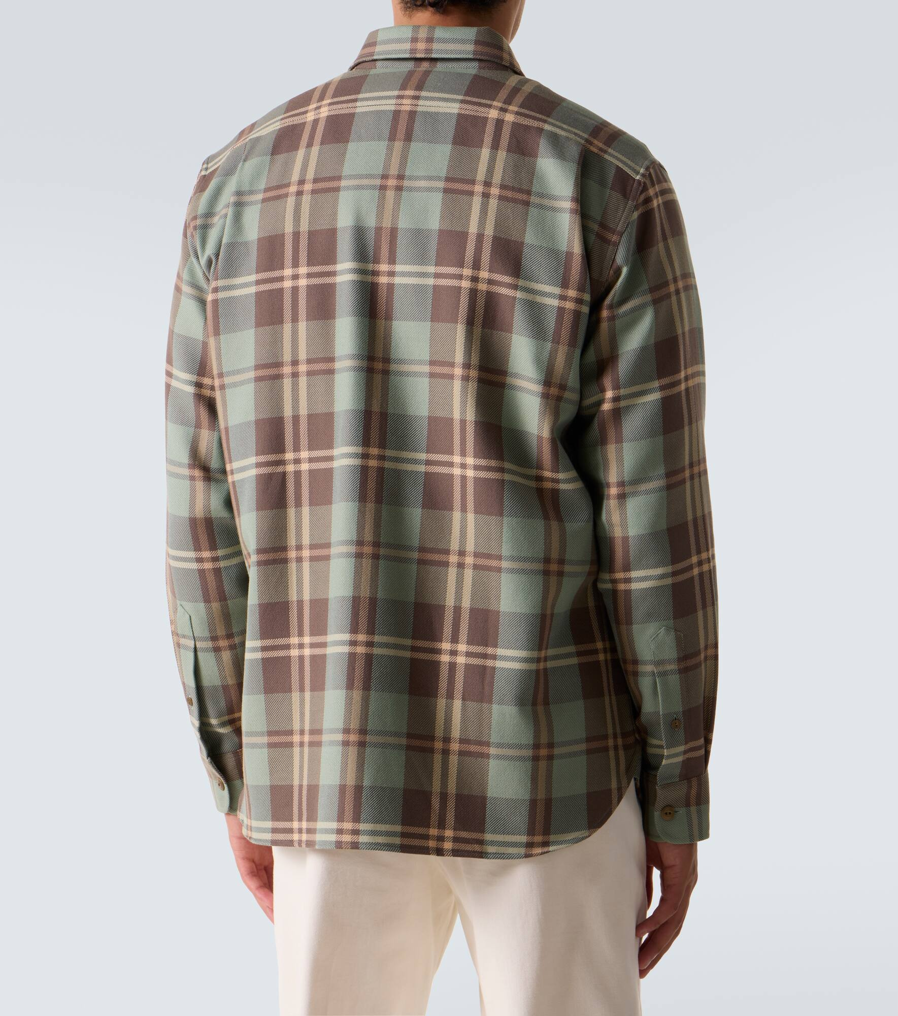 Checked cotton shirt - 4