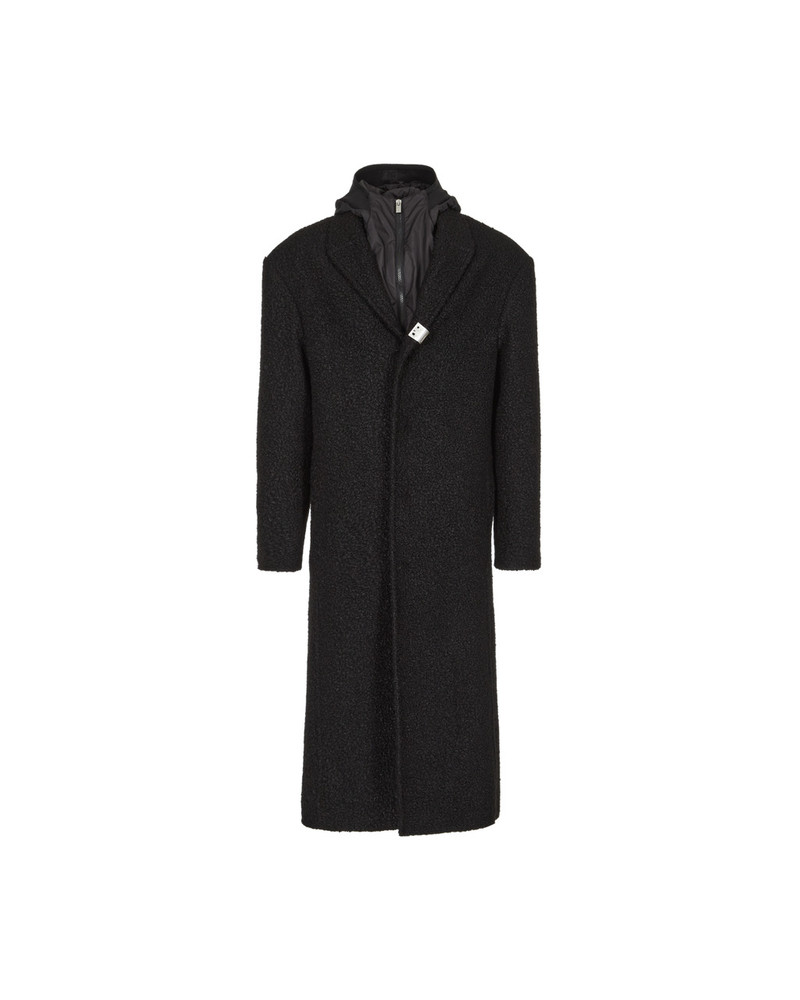 LONG COAT WITH HOOD - 1