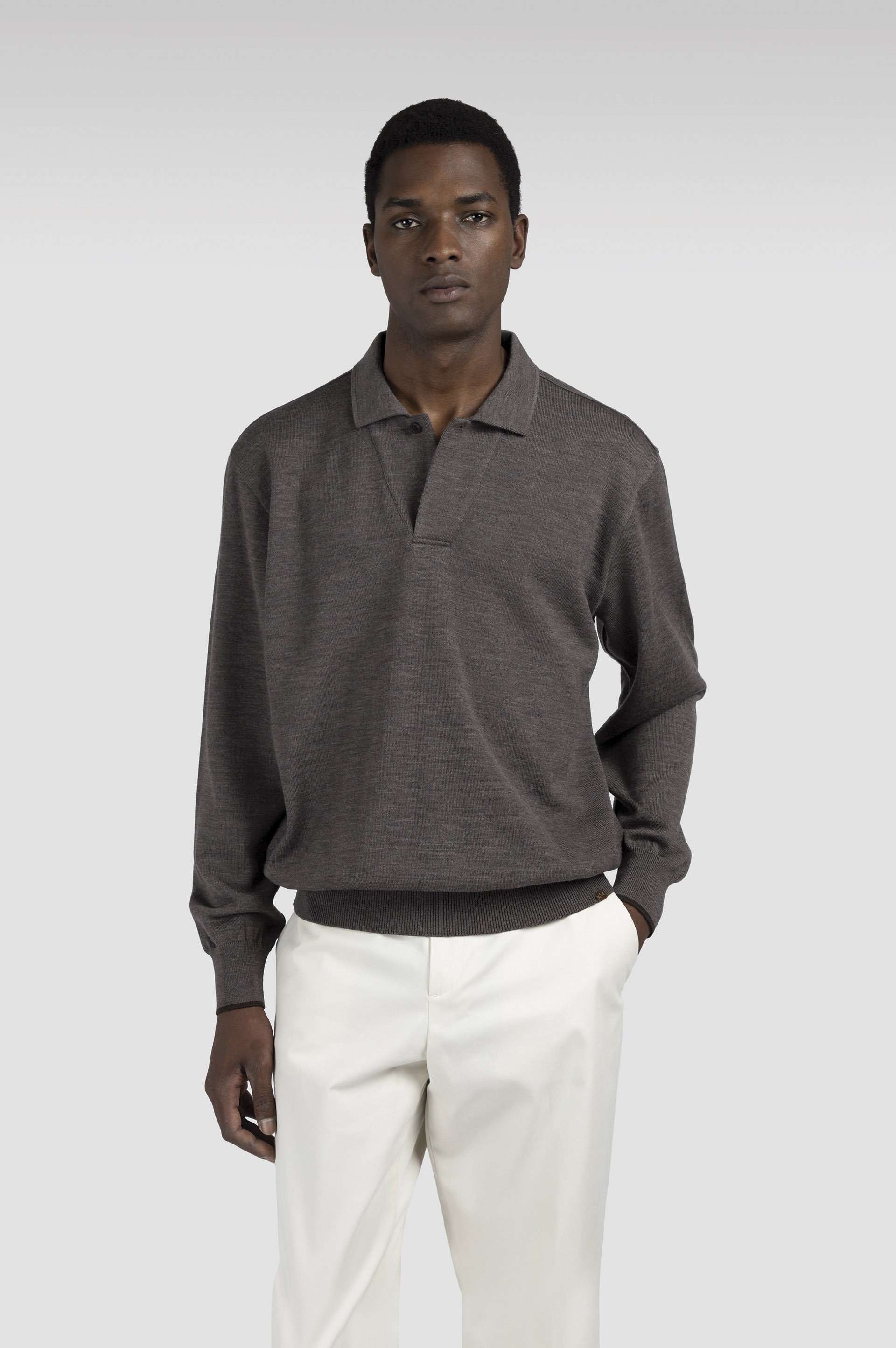 MERINO EXTRAFINE POLO SHIRT - 6