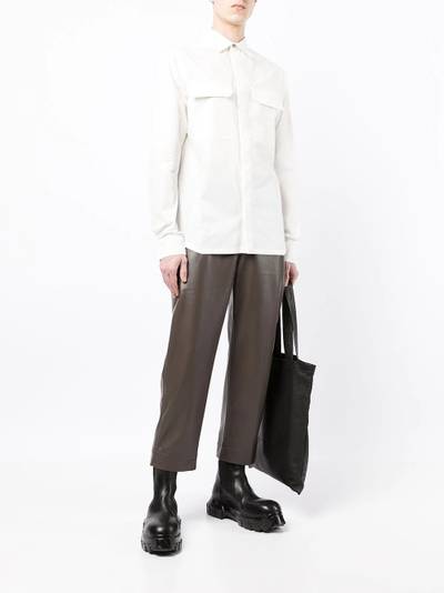 Rick Owens Work chest-pocket cotton shirt outlook