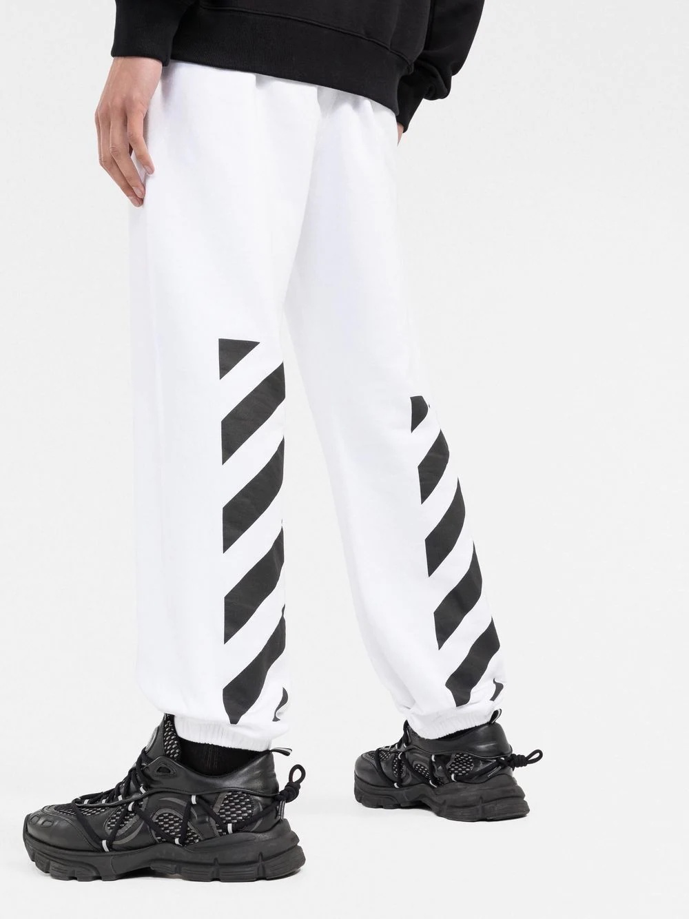 Diag-stripe track pants - 3