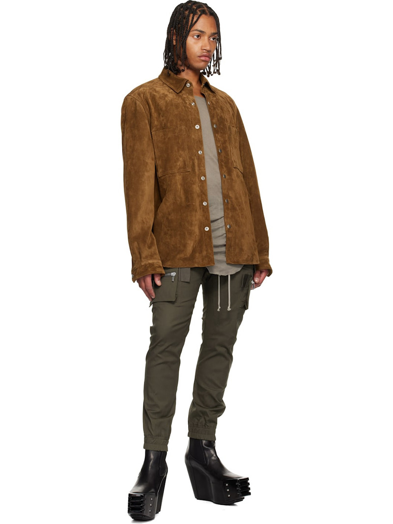 Rick Owens Khaki Concordians Mastodon Cargo Pants outlook