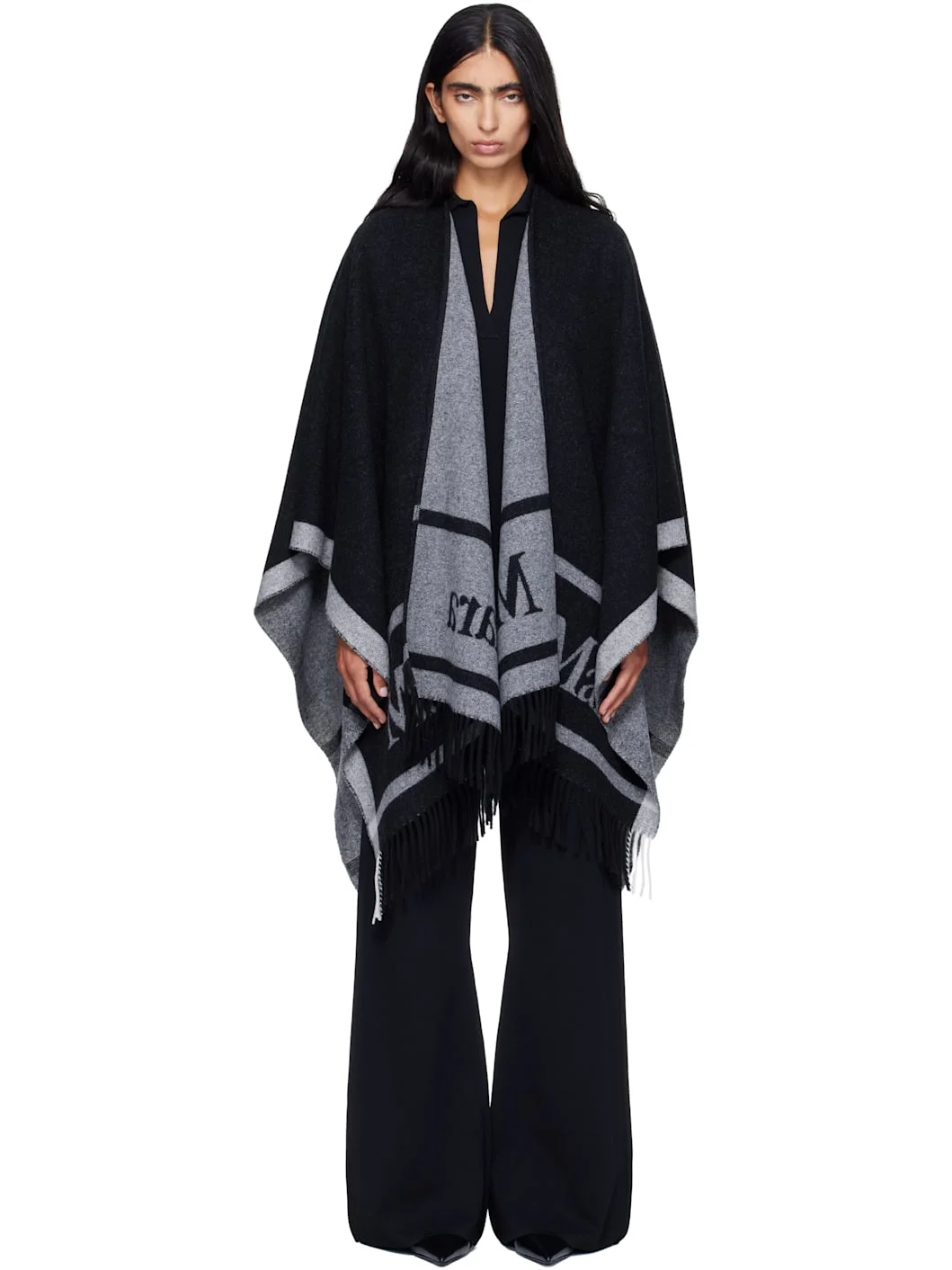 Black Hildestole Scarf - 1
