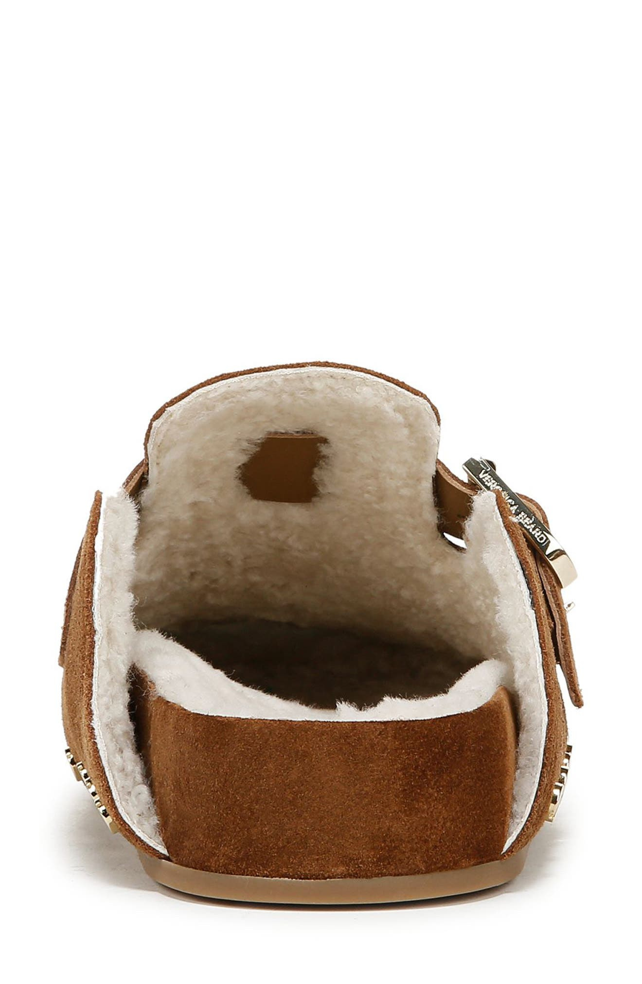 Veronica Beard Fern 2 Genuine Shearling Clog in Caramel at Nordstrom - 7