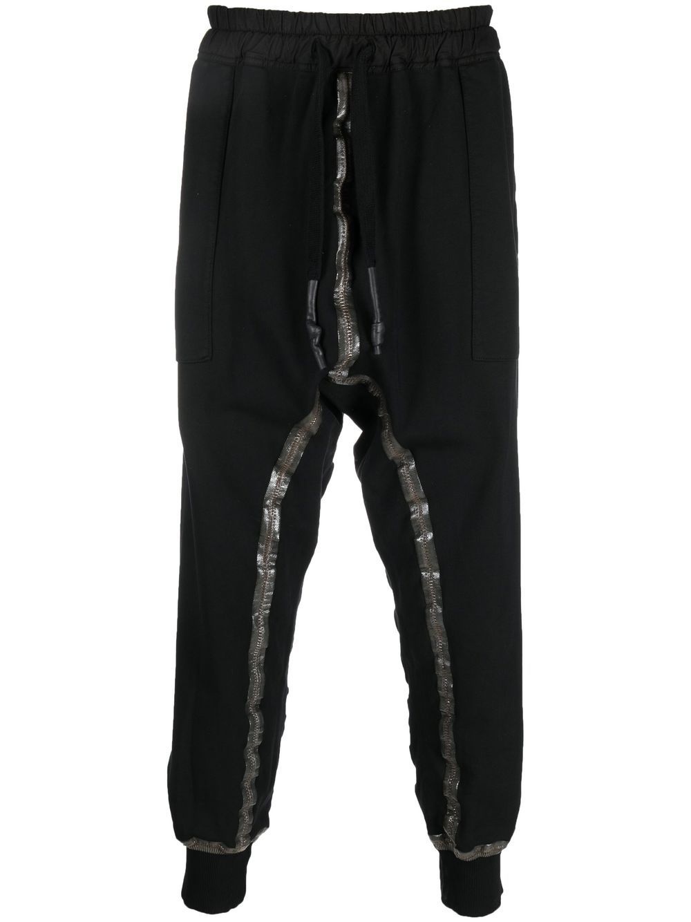 organic-cotton track pants - 1