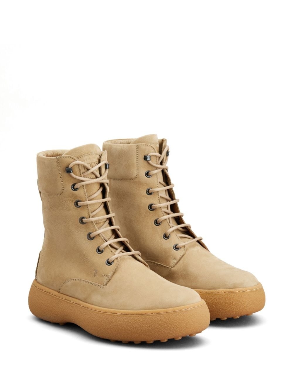 lace-up leather ankle boots - 2