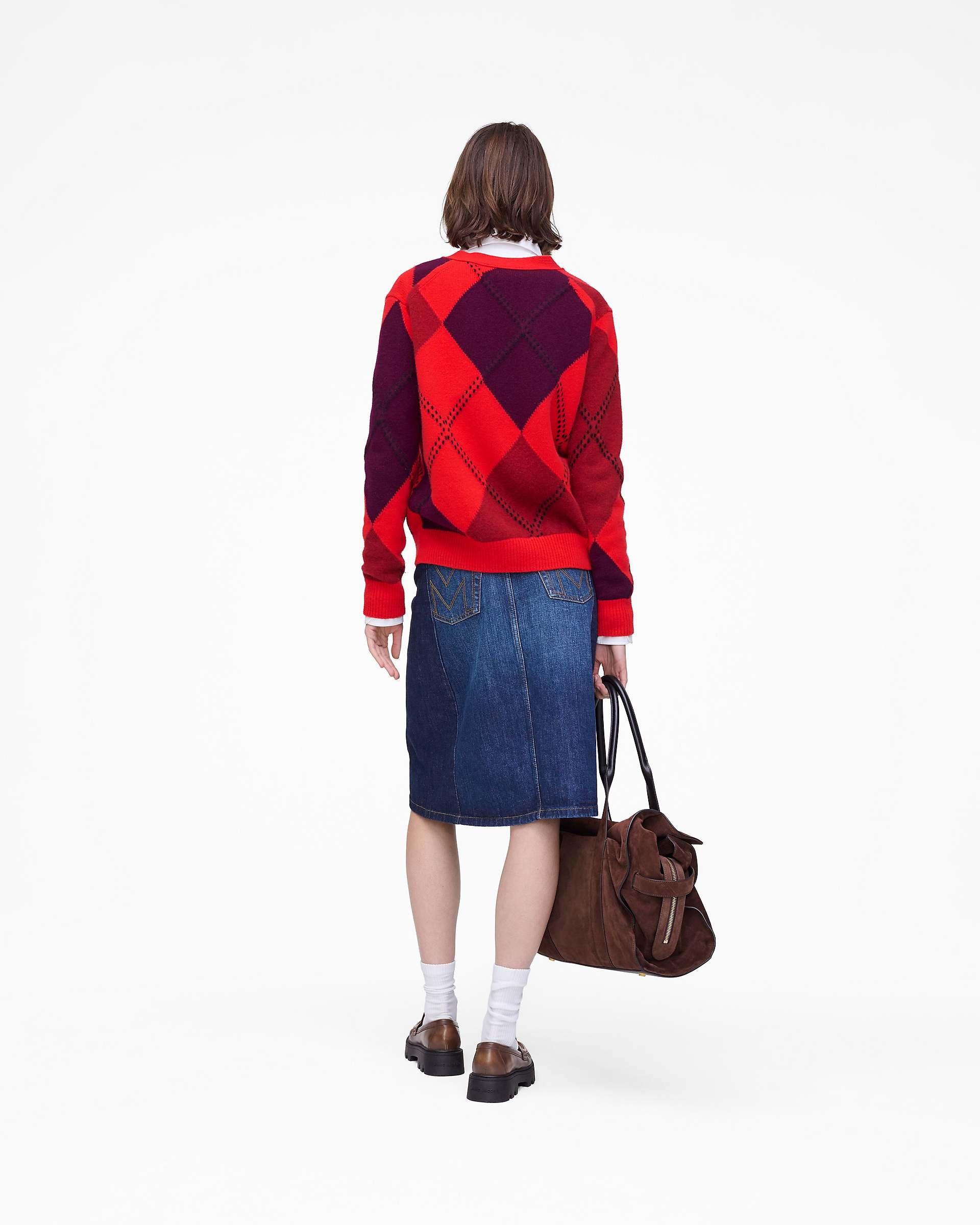 PREPPY DAISY ARGYLE CARDIGAN - 4