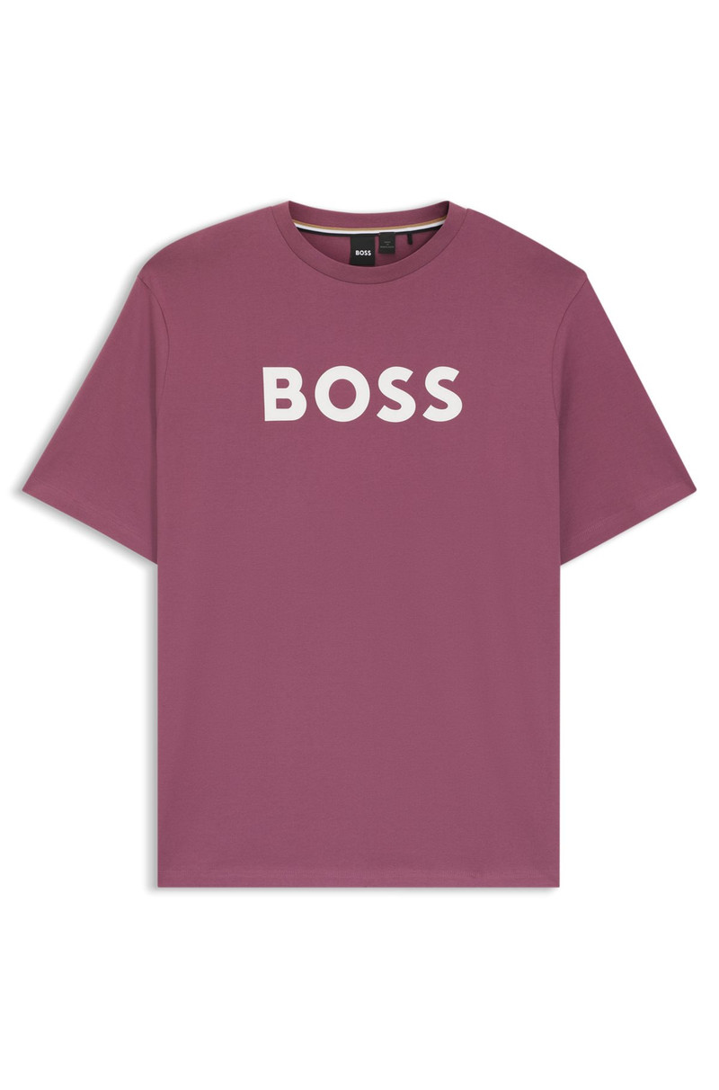 COTTON JERSEY T-SHIRT WITH MIXED-PRINT LOGO 1