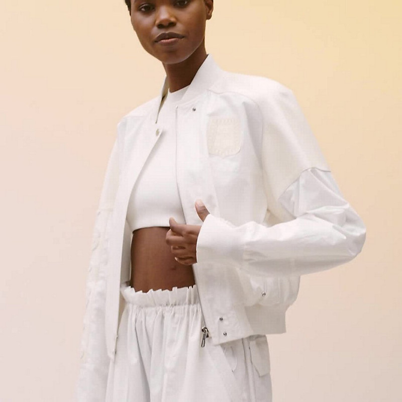 Hermès Bombers embroidered jacket outlook