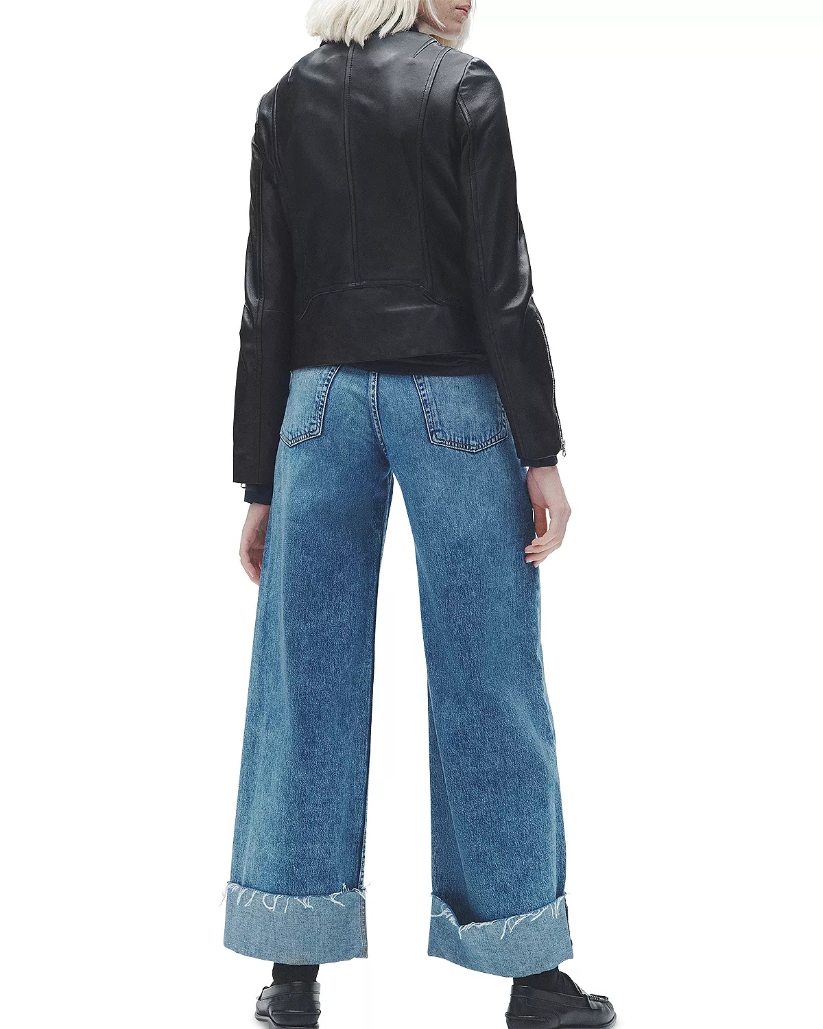 High Rise Sofie Cropped Jeans in Pebbles - 4