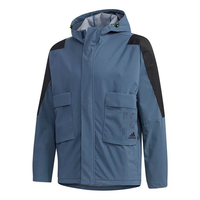 adidas TECH 2L JKT Jacket Men Blue FU6570 - 1