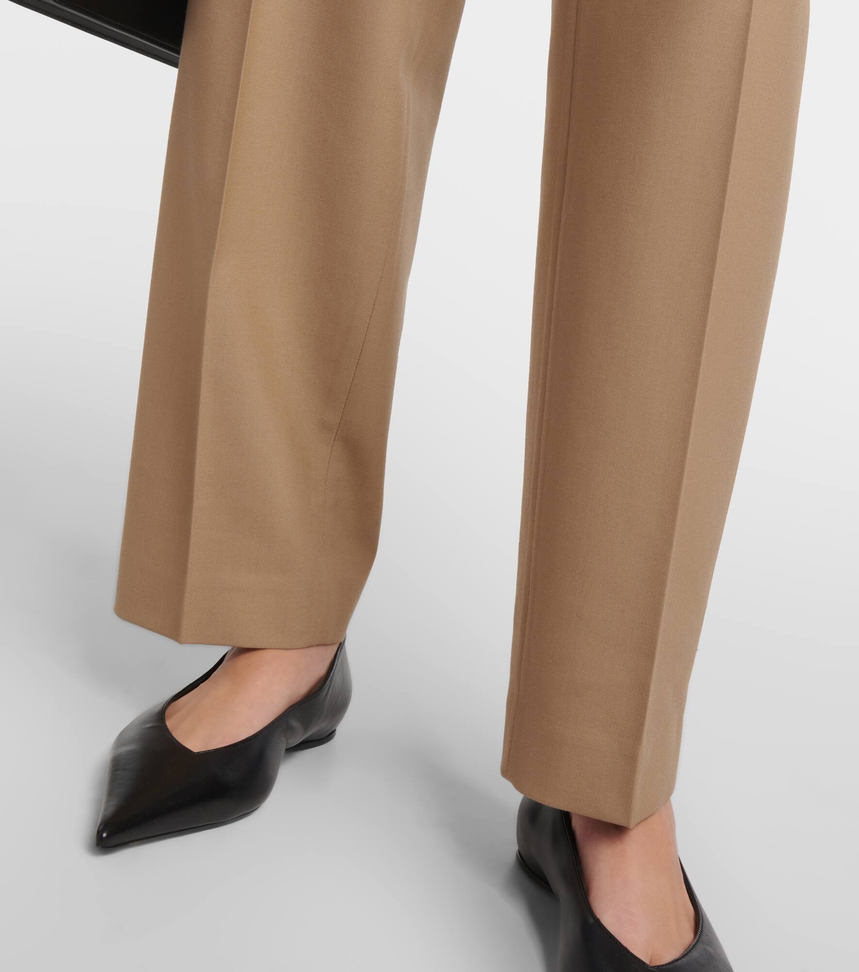 Pleated straight pants - 5