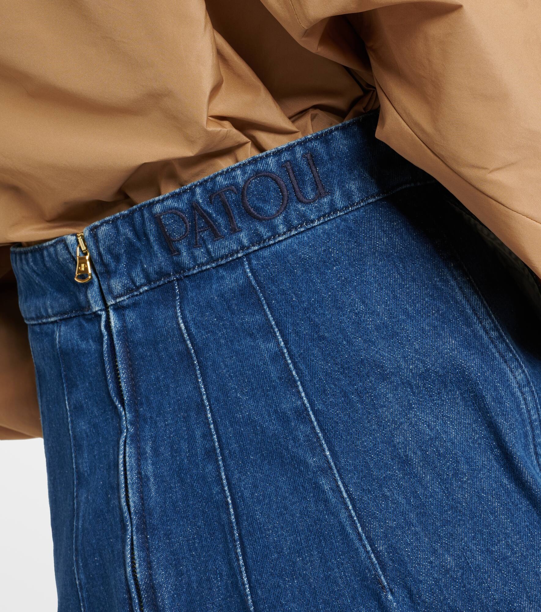 Denim maxi skirt - 6