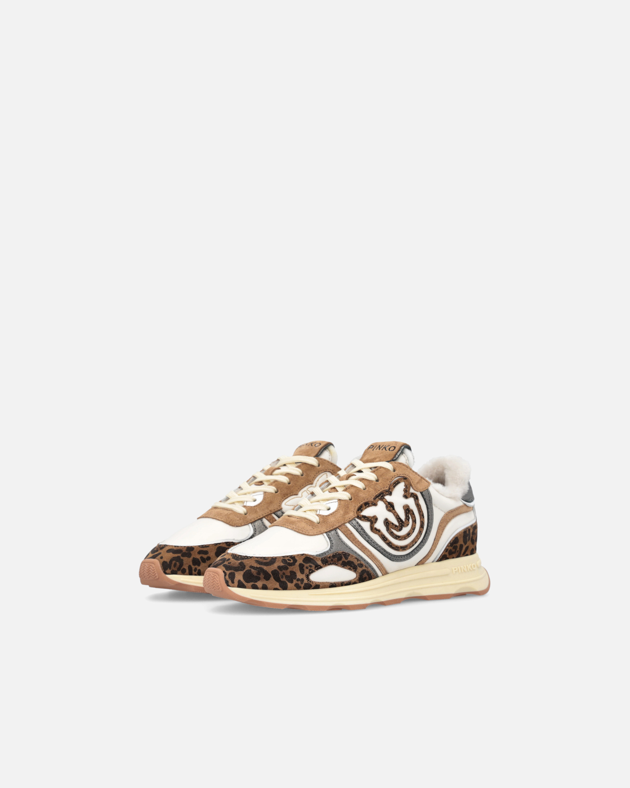 SNEAKERS WITH LOVE BIRDS LOGO AND ANIMAL PRINT - 6