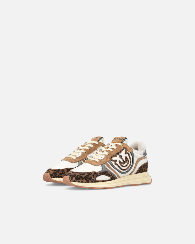 SNEAKERS WITH LOVE BIRDS LOGO AND ANIMAL PRINT 6