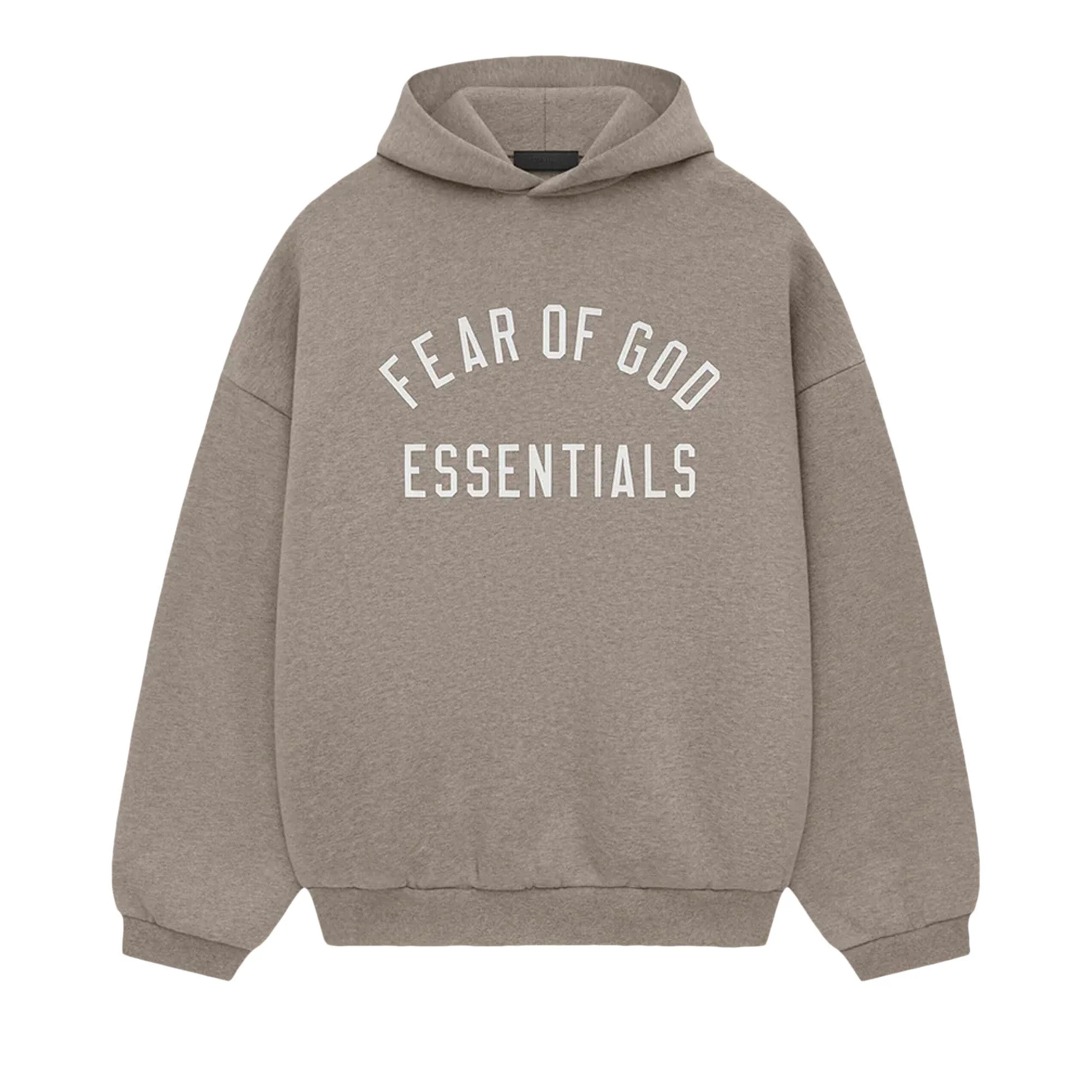 Fear of God Essentials Fleece Hoodie 'Heather Grey' - 1