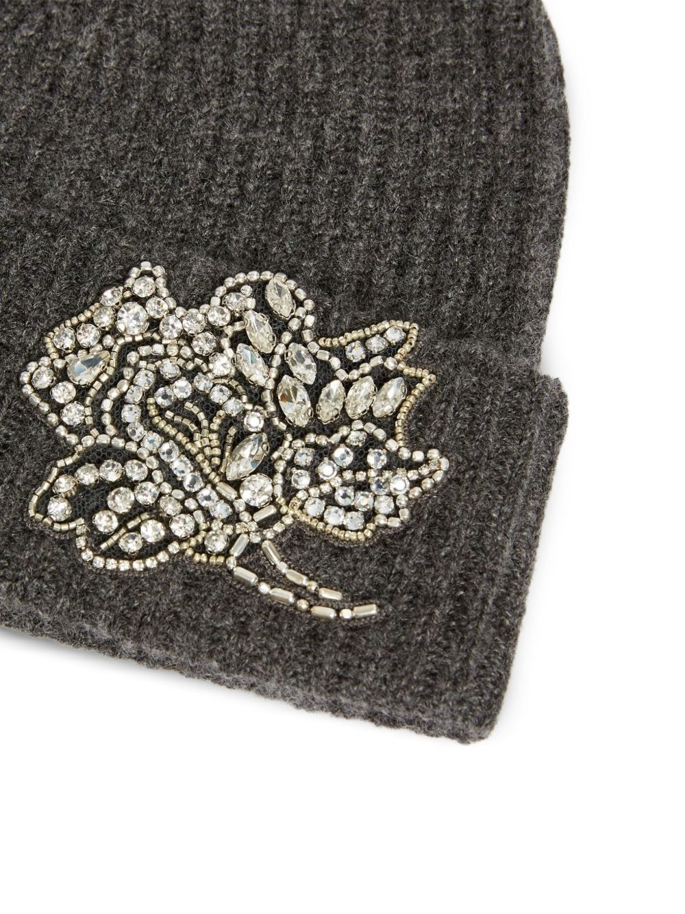 ribbed embellished beanie - 2