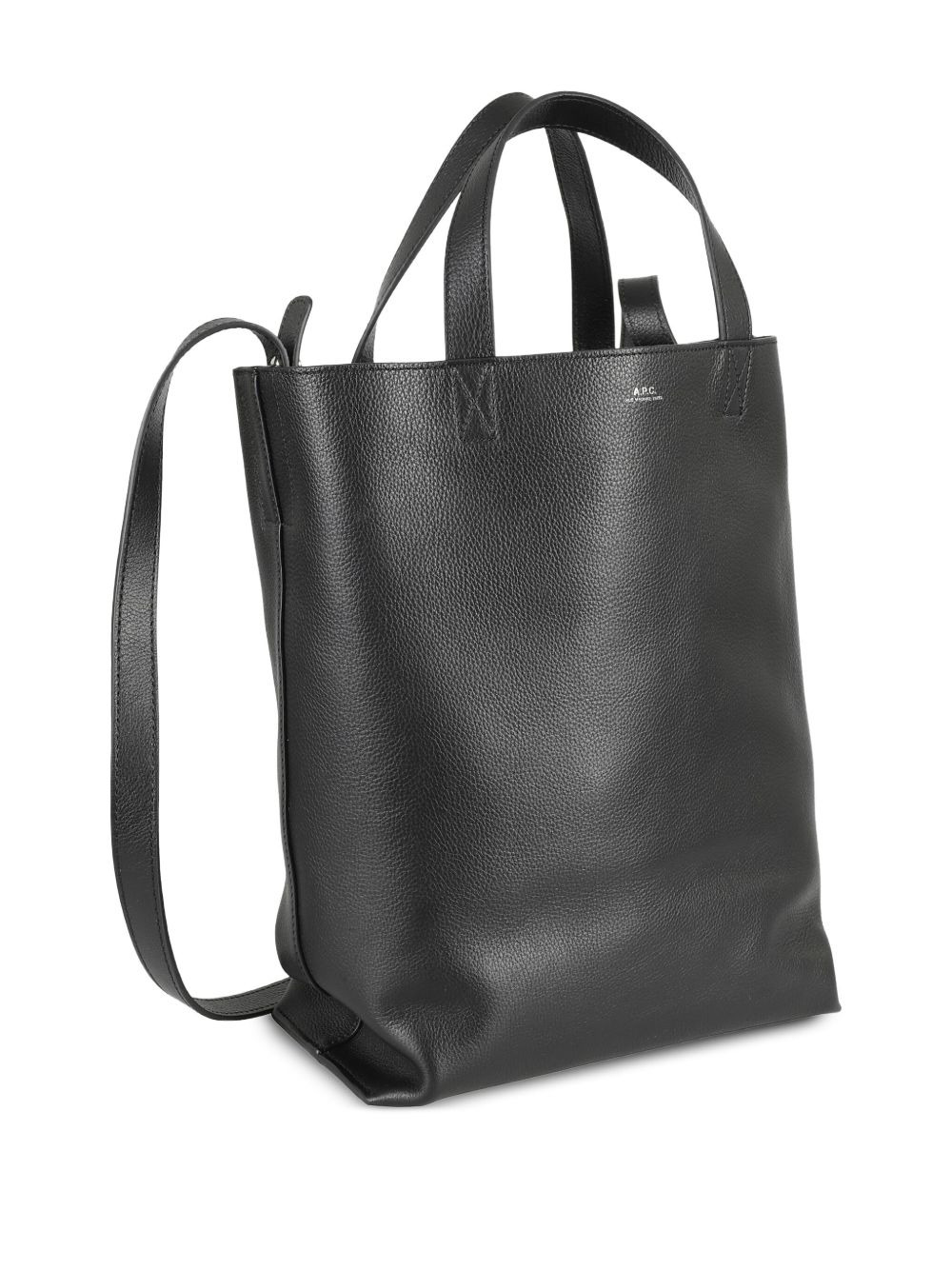 medium Maiko leather tote bag - 3