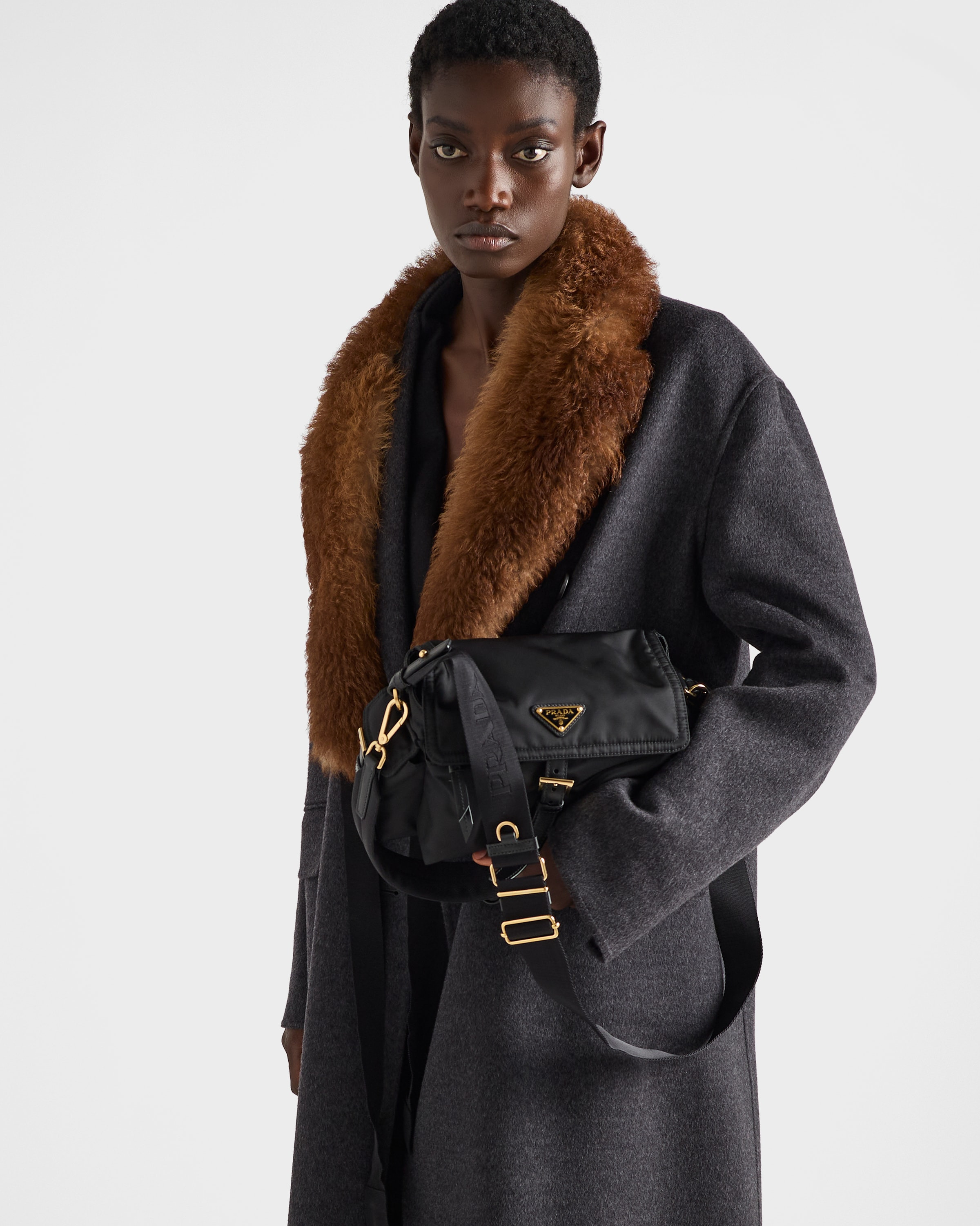 Double-breasted double cashwool coat - 6