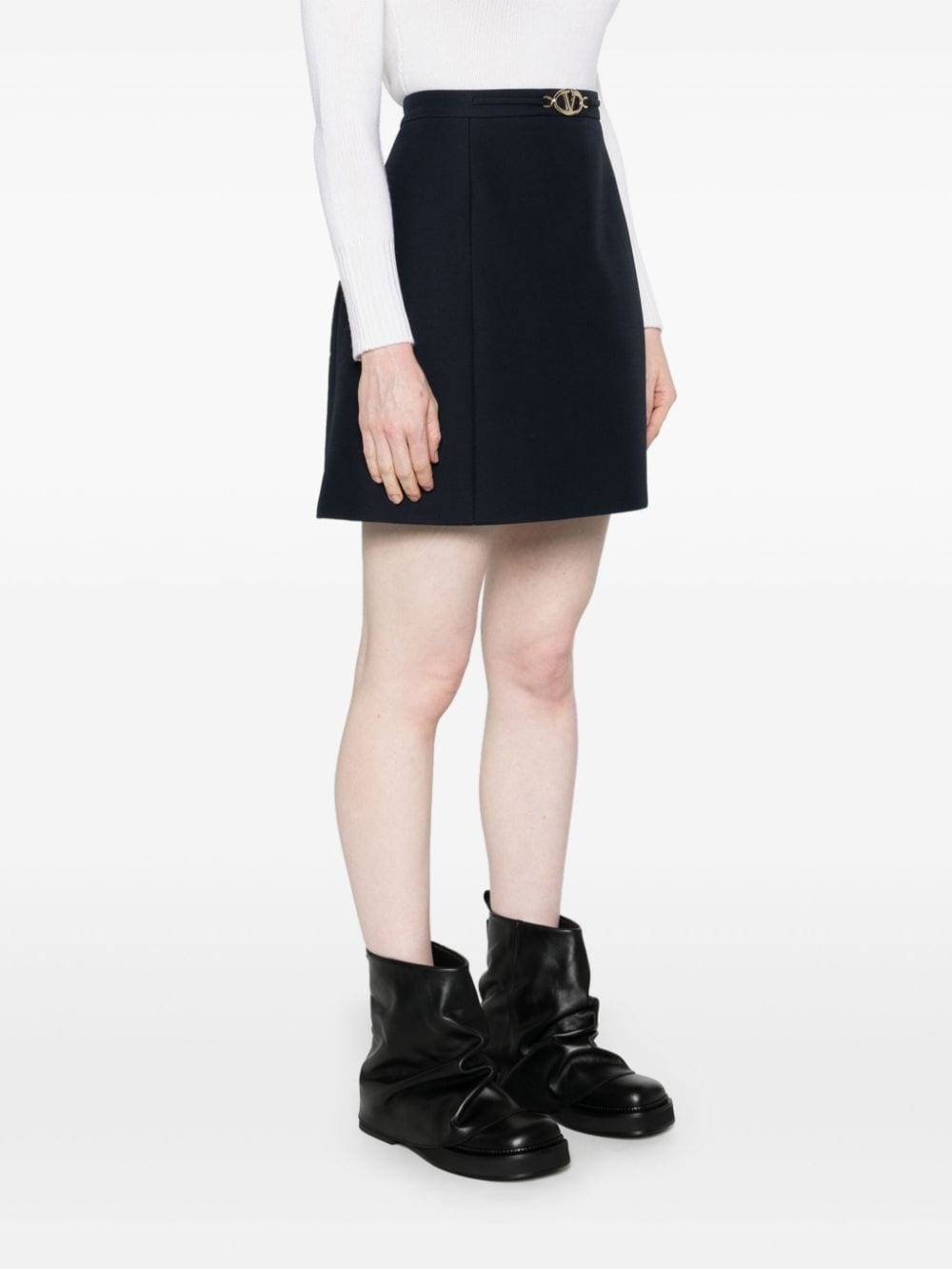 VLogo A-line miniskirt - 3