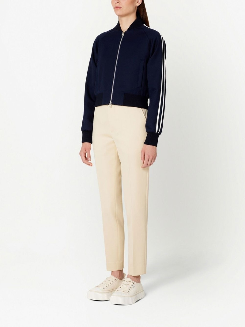 AMI Paris stripe-trim track jacket outlook