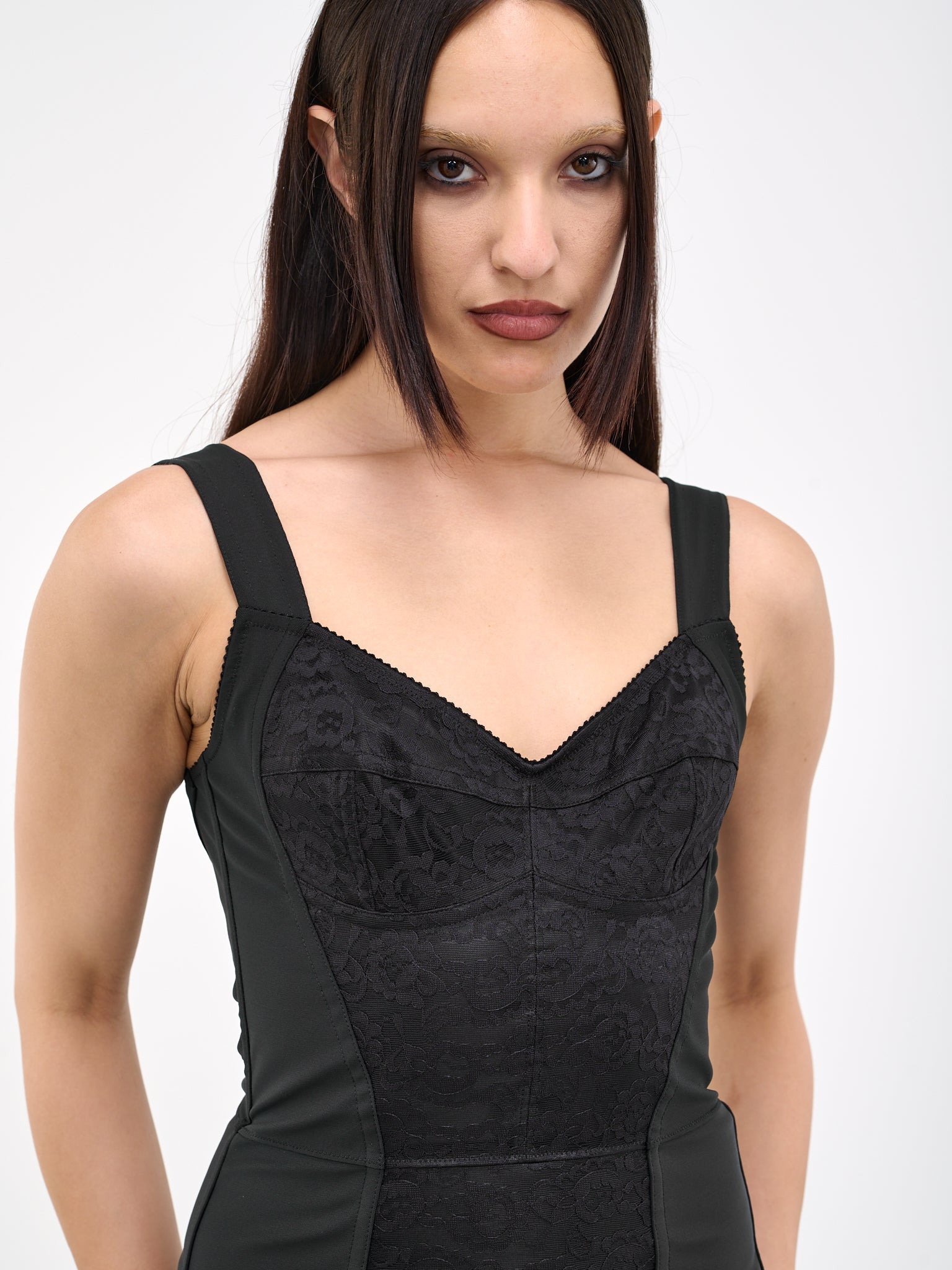 Lace Bustier Dress - 4