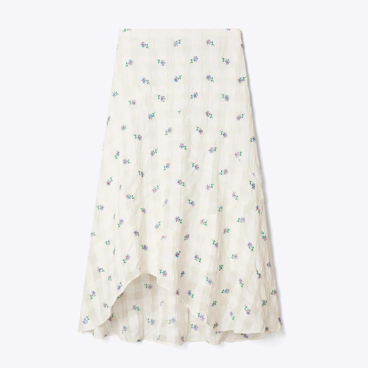 Embroidered Linen Skirt - 1