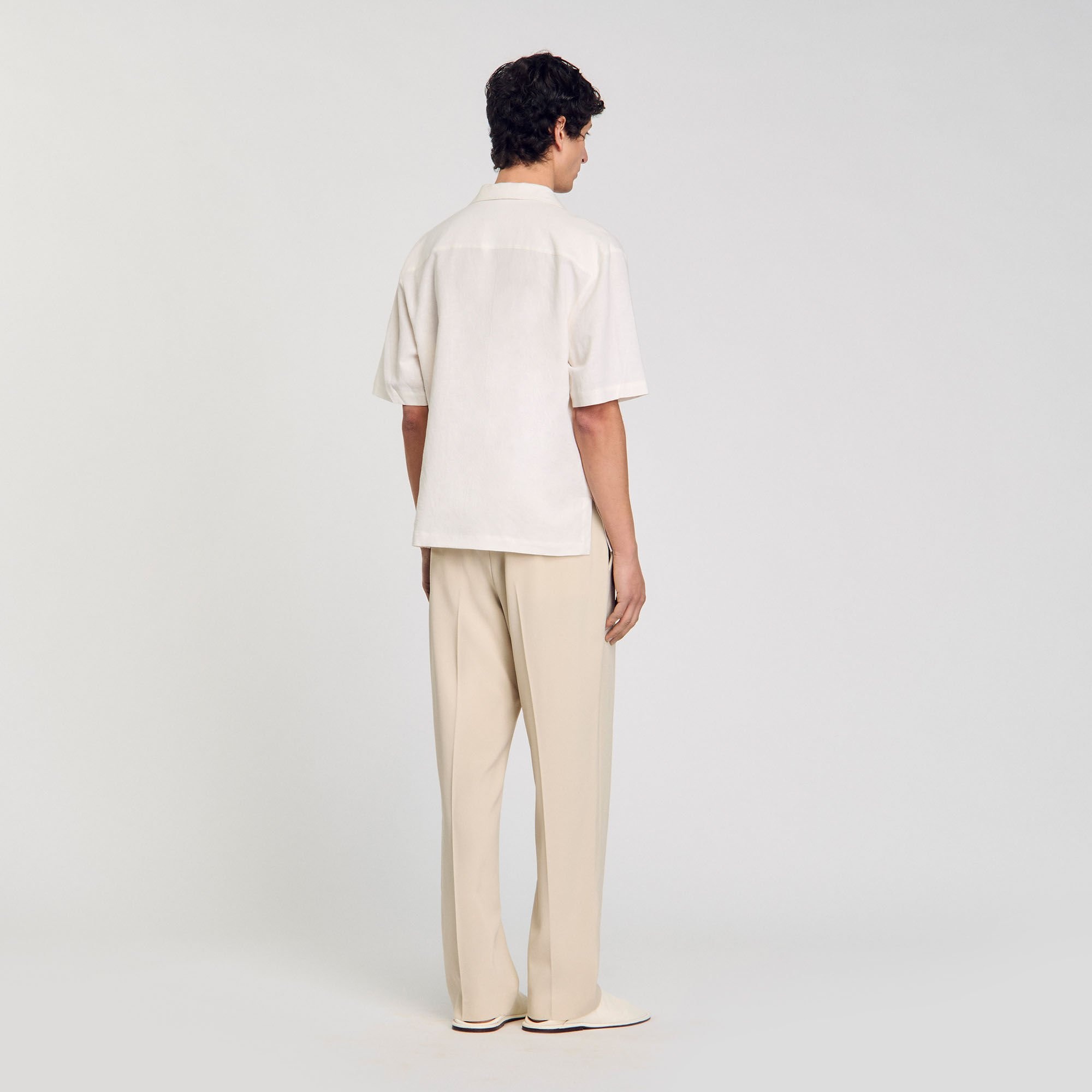 COTTON AND LINEN SHIRT - 5