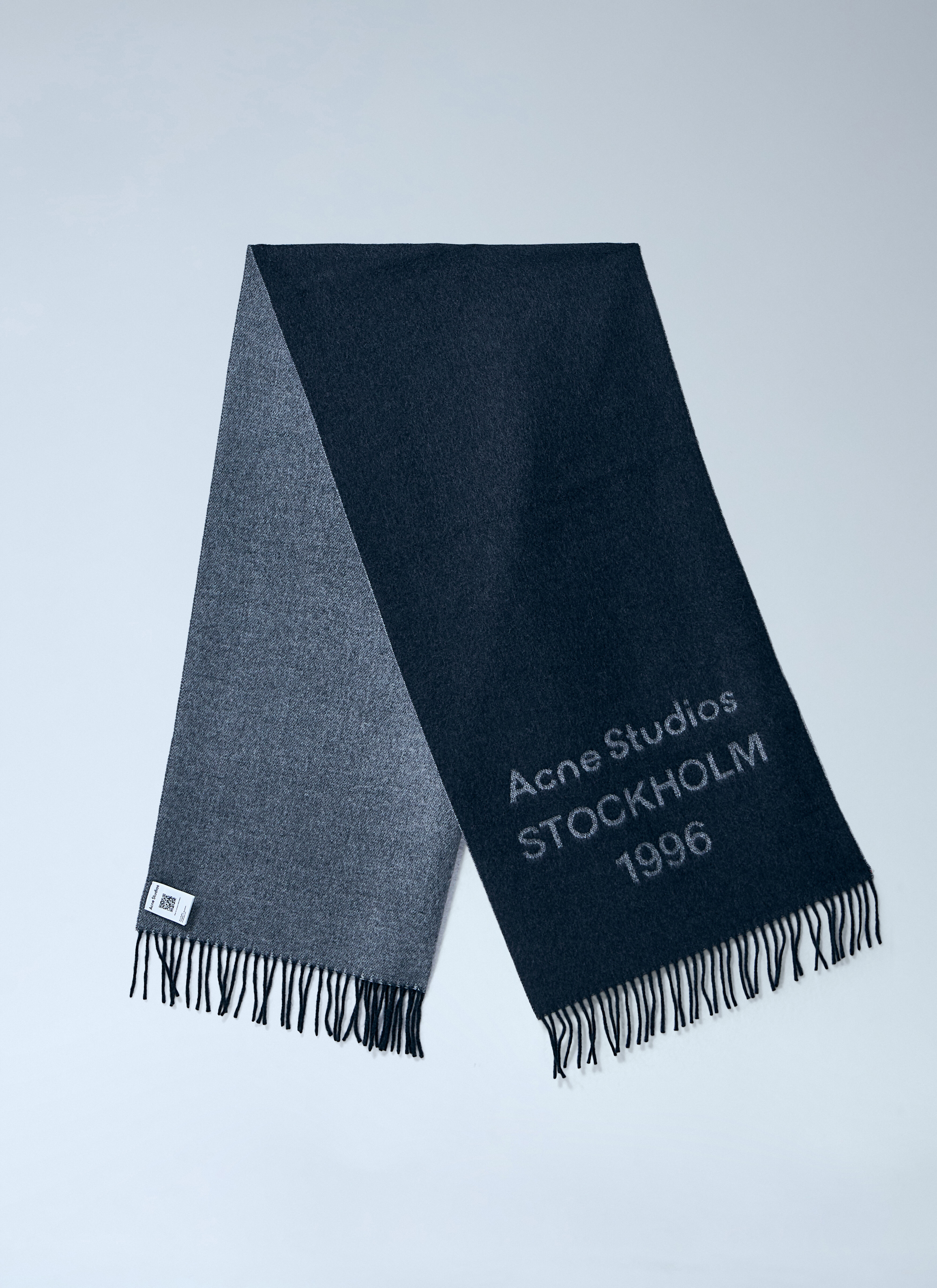 Fringed Wool Scarf - 2
