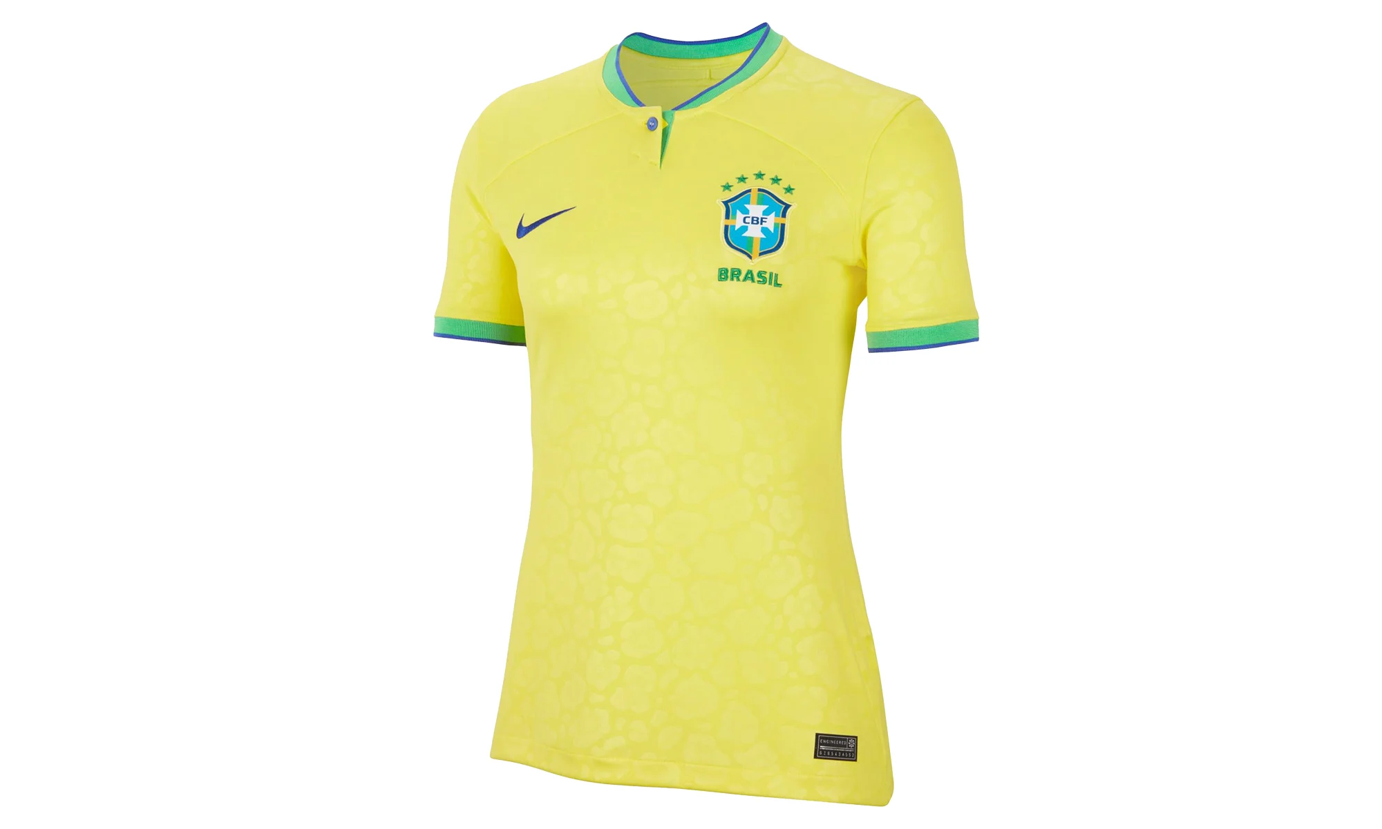 Brazil 22/23 Home Dri-fit Football Shirt WMNS "Dynamic Yellow/Green Spark/Paramount Blue/Paramou" DN - 1