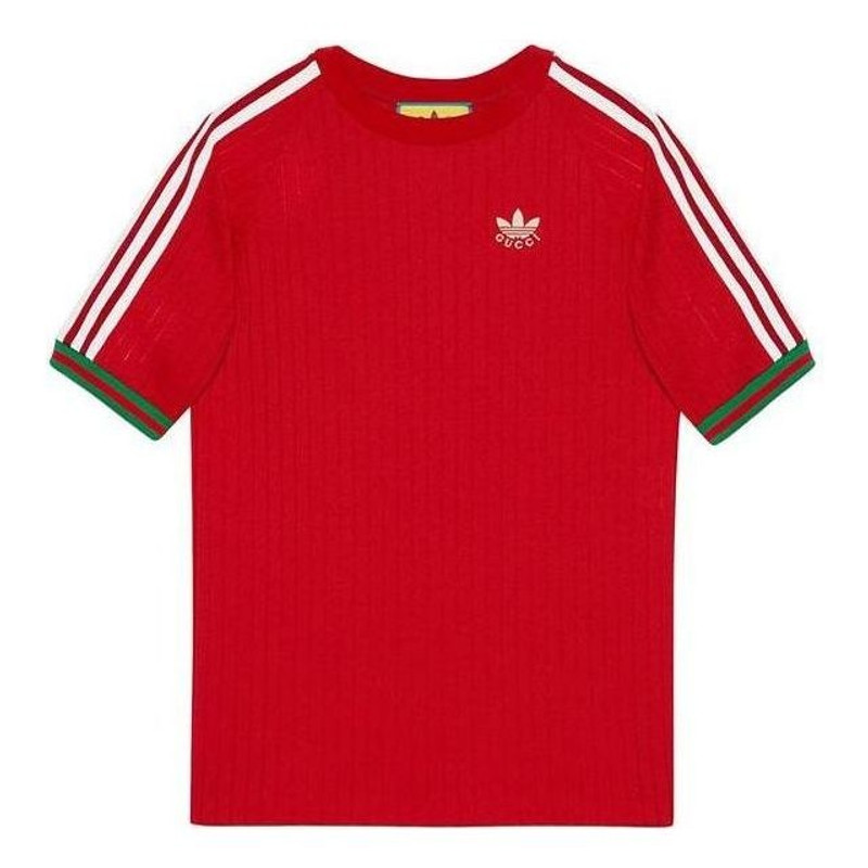 Gucci 엑스 adidas 저지 T 셔츠 '레드' 700486-XJEJT-6429 - 1