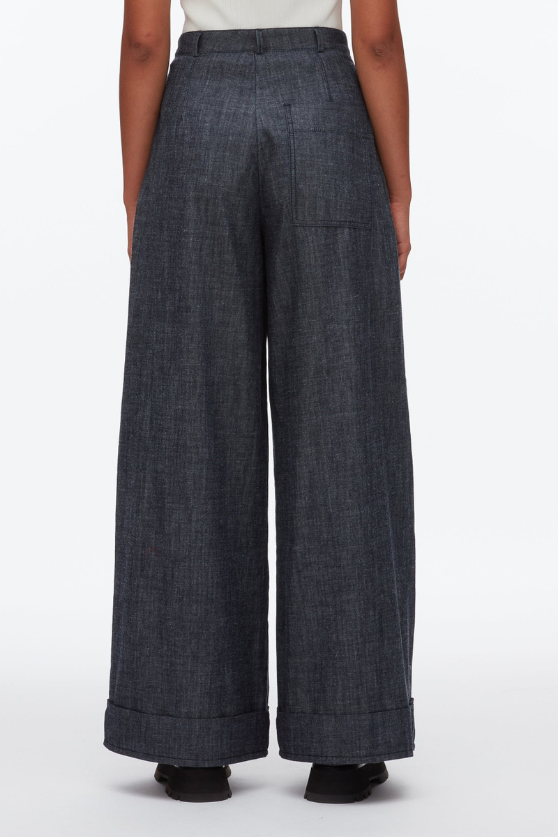 Double Pleat Wide Leg Pant 5