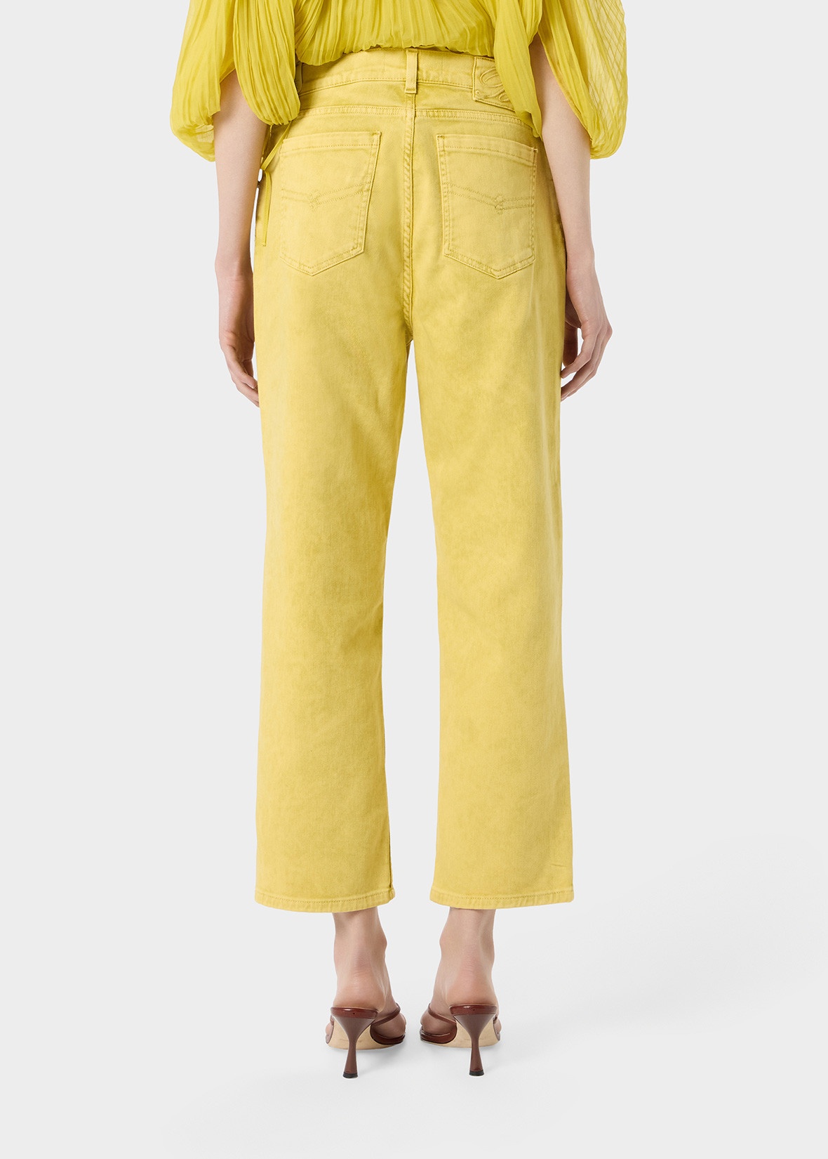 CARROT-FIT JEANS IN COTTON BULL - 4